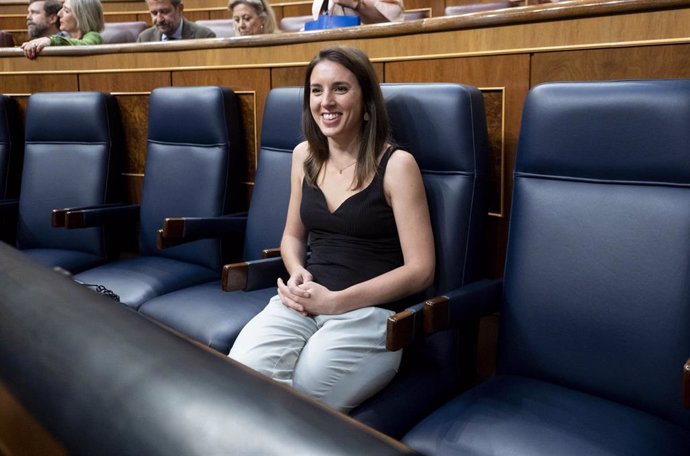 Archivo - La ministra de Igualdad, Irene Montero