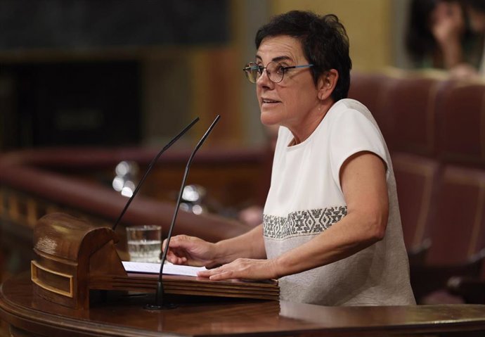 Archivo - La portavoz de EH Bildu en el Congreso, Mertxe Aizpurua