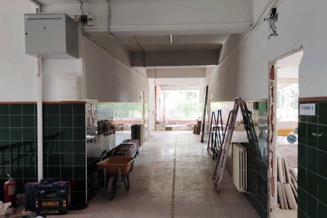 Obras en el IES Serrano de Haro