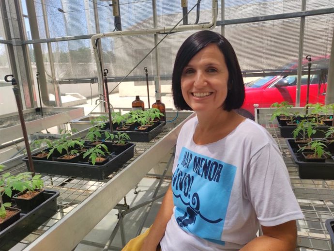 Ainhoa Martínez Medina, investigadora principal del proyecto para obtener plantas más resistentes a las plagas de insectos.
