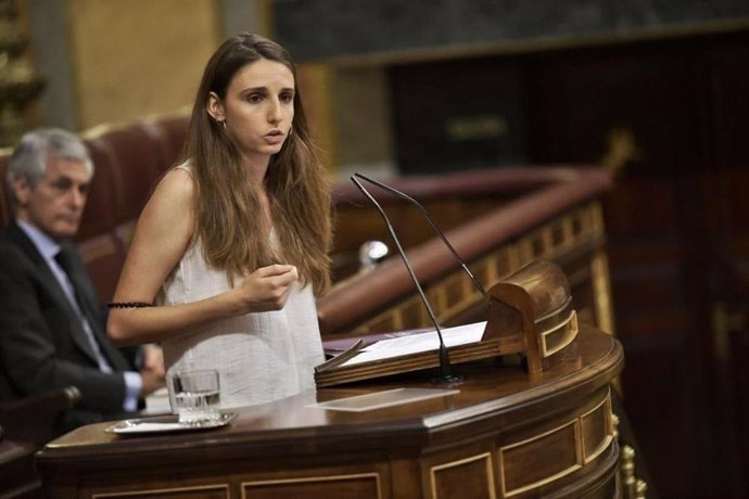 Archivo - La diputada de Unidas Podemos por Baleares en el Congreso, Lucía Muñoz.