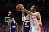 Rudy Fernández: "Estoy orgulloso de cumplir mi partido 237 con la selección"