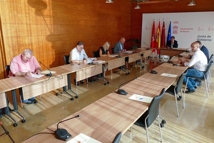 Reunión de la junta de Gobierno del Ayuntamiento de Murcia a 26 de agosto de 2022