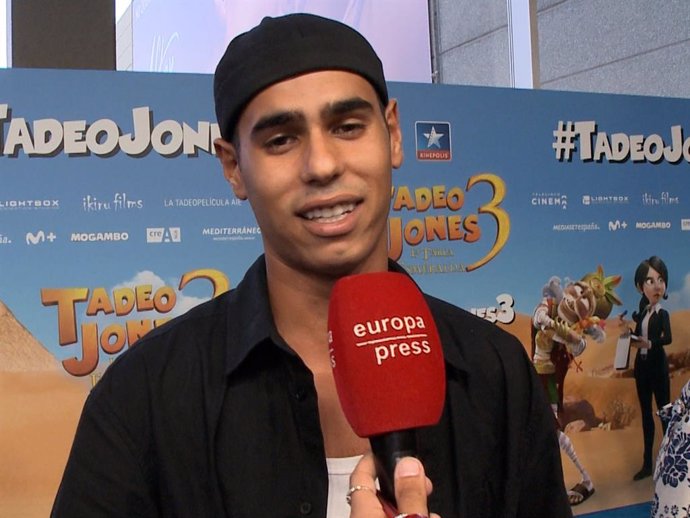 Anuar Beno, en la premire de 'Tadeo Jones 3'