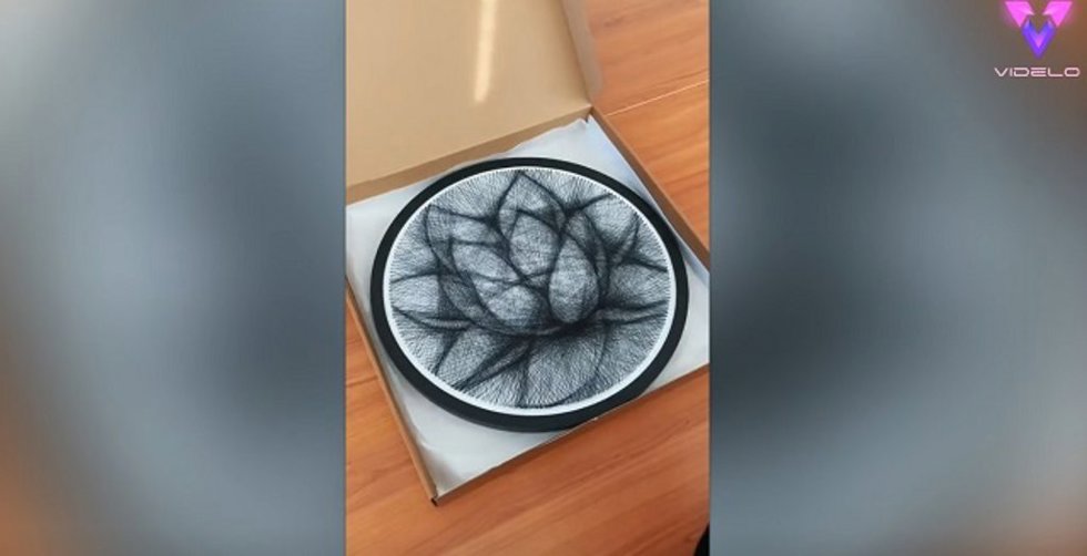La última moda de creación de arte a partir de cuerdas