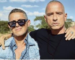 Alejandro Sanz y Eros Ramazzotti.