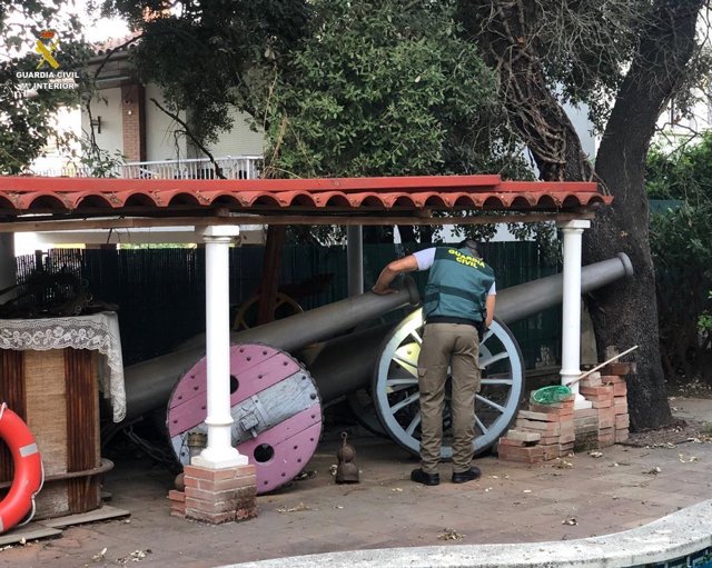 Canó trobat en l'operació Narvone a Maçanet de la Selva (Girona)