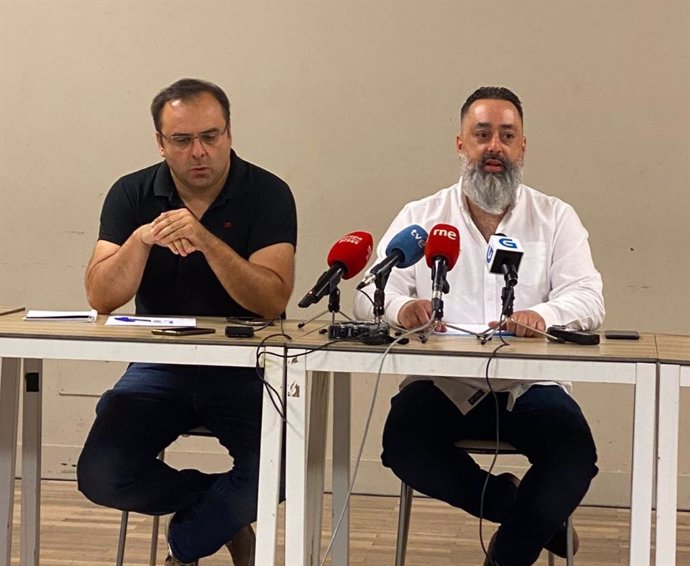 Asociación Hostaleiros de Galicia en rolda de prensa para tratar o tema do expediente de devolución das axudas concedidas ao lecer nocturno