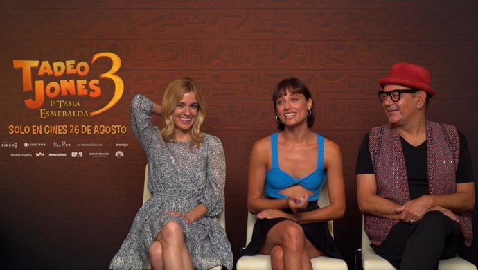 Michelle Jenner ('Tadeo Jones 3'): "Es un orgullo para el cine español tener una saga con proyección internacional"