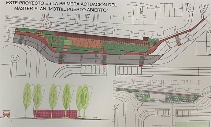 Plano del proyecto 'MásterPlan, Motril Puerto Abierto' 