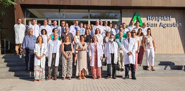Catalina García en el Hospital de Linares antes de reunirse por el tema de la adendas