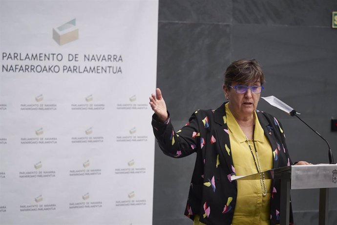 Archivo - La portavoz de Izquierda-Ezkerra en el Parlamento de Navarra, Marisa de Simón.