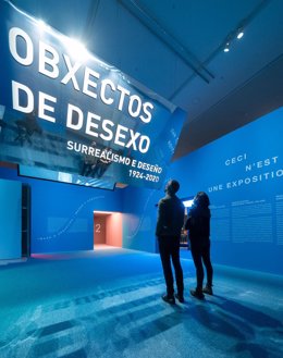 La exposición 'Obxectos de desexo. Surrealismo e deseño 1924-2020' que se encuentra, hasta el próximo domingo 28 de agosto, en la Ciudad de la Cultura en Santiago.