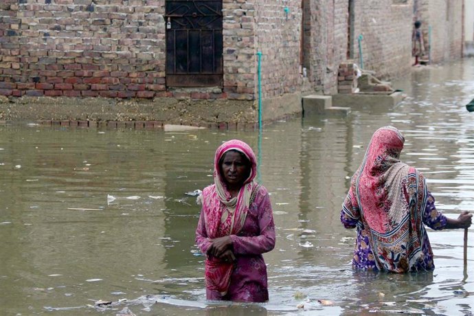 Archivo - Inundaciones en Pakistán