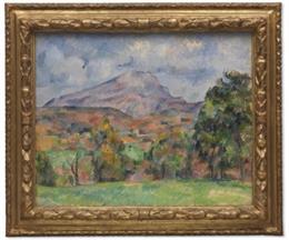Archivo - 'La Montagne Sainte-Victoire' (1888-1890), De Paul Cézanne, Uno De Los Cuadros De La Colección