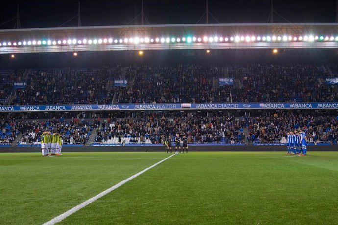 Archivo - Vista general del Abanca Riazor en un partido del RC Deportivo