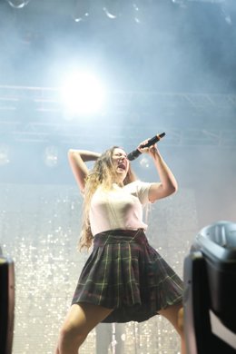 Rigoberta Bandini en su actuación en el Muwi La Rioja Music Fest