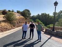 La Diputación de Jaén mejora la vía que une Marmolejo con La Centenera para acceder a la Virgen de la Cabeza