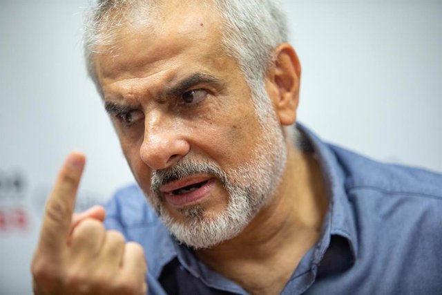 El líder de Cs de Catalunya, Carlos Carrizosa, en una entrevista d'Europa Press