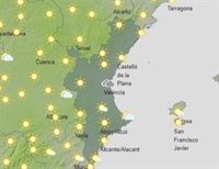 Cielos despejados y máximas en ligero ascenso que alcanzarán los 33º este domingo en la Comunitat Valenciana