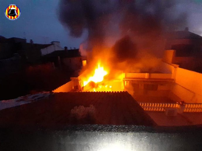 Incendio en una vivienda de Puol
