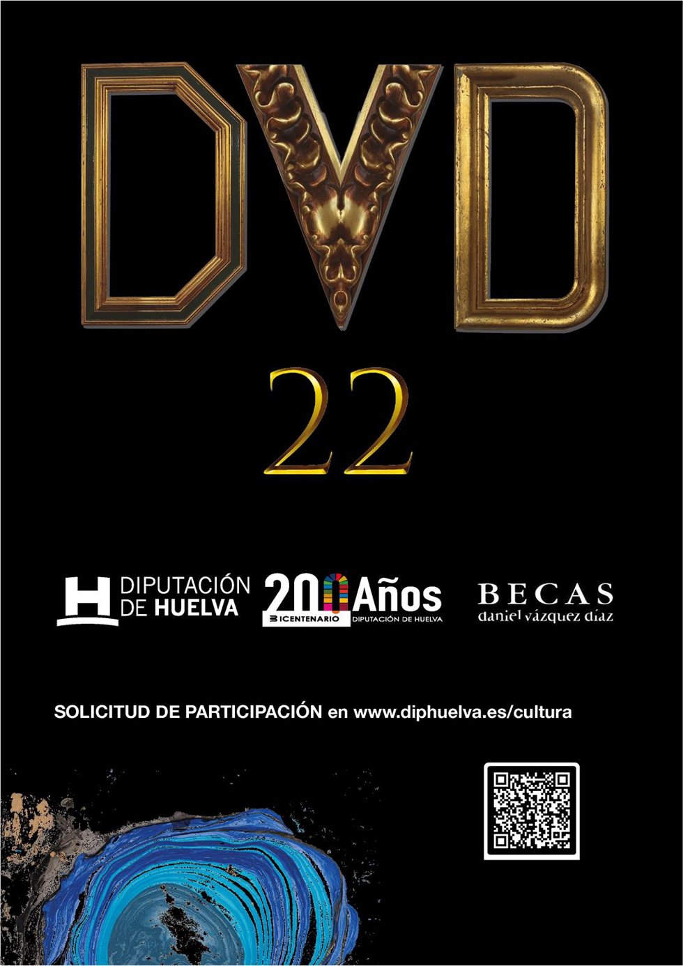 Cartel de la convocatoria de las becas.