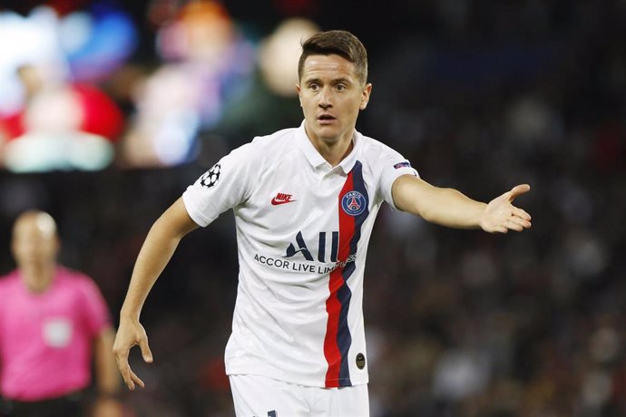 Archivo - El jugador Ander Herrera en su etapa en el PSG.