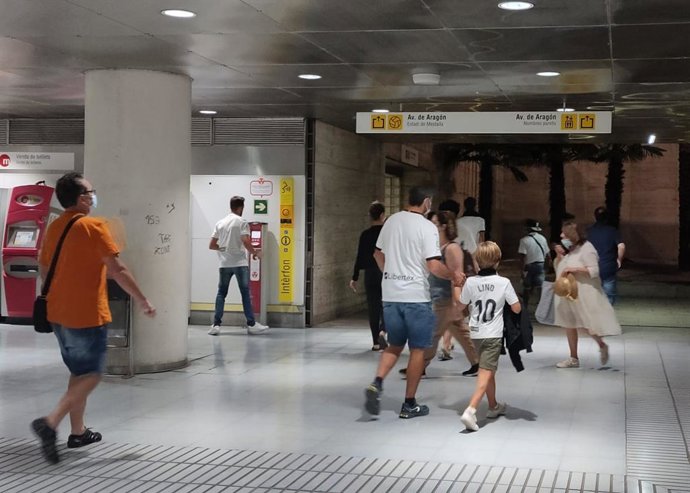 Metrovalencia amplía el servicio para facilitar el acceso al partido que disputan Valencia C.F. Y Atlético de Madrid