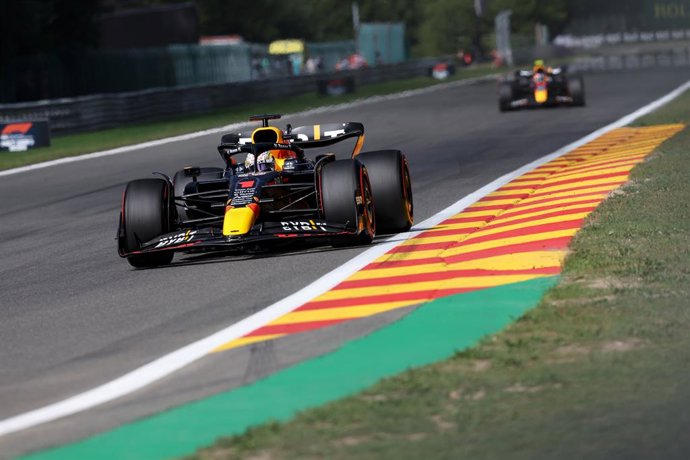El pilot neerlands Max Verstappen (Red Bull) en el Gran Premi de Blgica 2022
