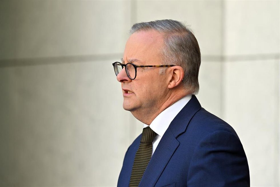 El primer ministro de Australia, Anthony Albanese, en Canberra