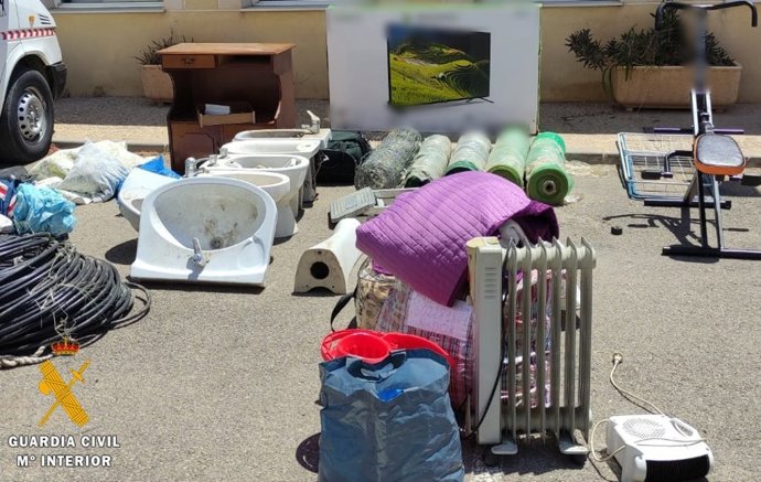 Objetos recuperados.