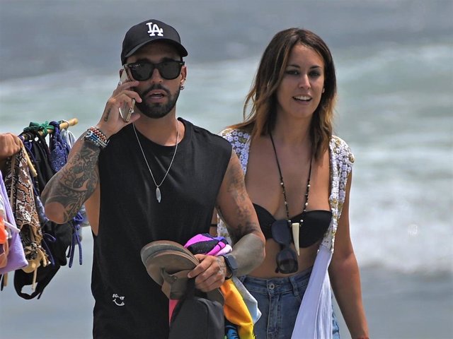 Omar Sánchez y Raquel Lozano, durante sus recientes vacaciones en Ibiza