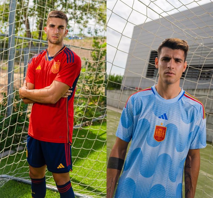 Las nuevas equipaciones de España para el Mundial 2022