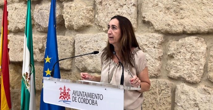 Archivo - La portavoz de Vox en el Ayuntamiento de Córdoba, Paula Badanelli.