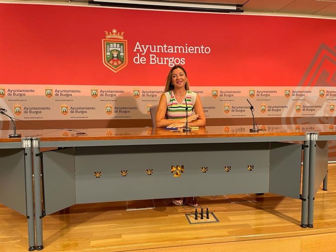 La portavoz del Grupo Municipal Popular en el Ayuntamiento de Burgos, Carolina Blasco