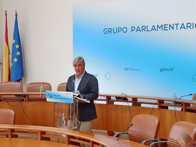 El portavoz parlamentario del PPdeG, Pedro Puy