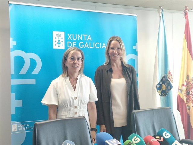 La conselleira de Infraestruturas e Vivenda, Ethel Vázquez, y la delegada territorial de la Xunta en Vigo, Marta Fernández-Tapias.