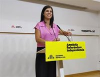 Vilalta (ERC) emplaza a Junts a buscar "cuanto antes mejor" un sustituto temporal a Borrs