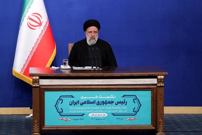 El presidente de Irán, Ebrahim Raisi.