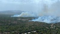 Declarado un incendio forestal en término de Albuñuelas (Granada), donde se despliegan 13 medios aéreos