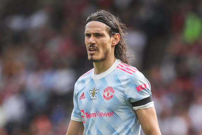 Archivo - Manchester United Forward Edinson Cavani during the English championship Premier League football match between Crystal Palace and Manchester United on May 22, 2022 at Selhurst Park in London, England - Photo Phil Duncan / ProSportsImages / DPPI