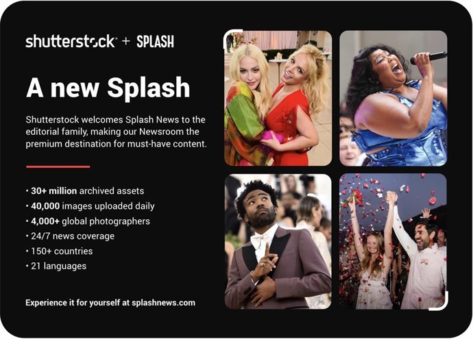 SHUTTERSTOCK REBRANDS THE NEWSROOM TO SPLASH NEWS (Prnewsfoto/Shutterstock, Inc.)