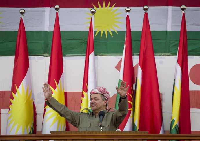 El antiguo líder del Kurdistán iraquí Masoud Batrzani.