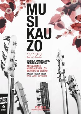 Cartel del programa Musikauzo del Ayuntamiento de Bilbao
