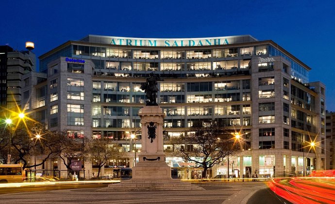 Archivo - El edificio Atrium Saldanha en Lisboa (Portugal) que ha adquirido Bankinter Investment, Sonae Sierra y un grupo de inversores