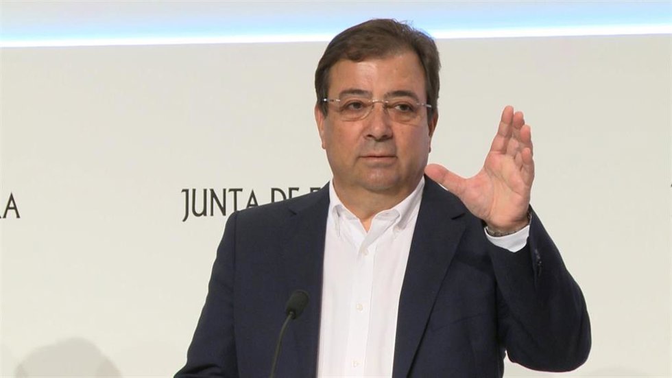 El presidente de la Junta de Extremadura, Guillermo Fernández Vara, en el balance del 68 Festival de Mérida