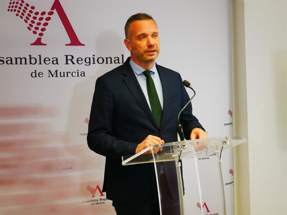 El portavoz del Grupo Parlamentario Popular, Joaquín Segado
