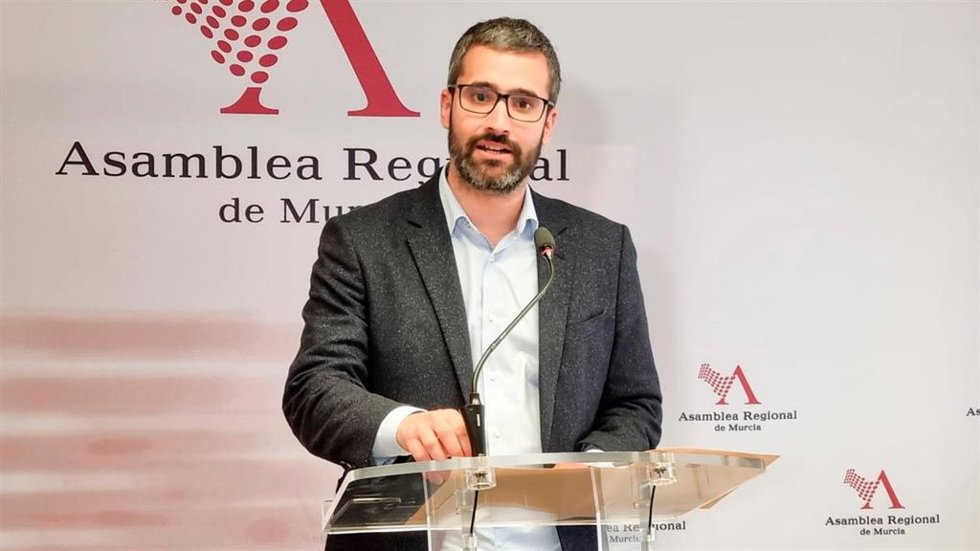 El portavoz del Grupo Parlamentario Socialista en la Asamblea Regional, Francisco Lucas