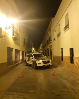 Un coche de la Policía Local de Marchena
