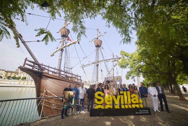 Presentación del Festival del Quinto Centenario de la Primera Vuelta al Mundo que se celebrará en Sevilla.